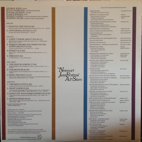 Master Release: The Newport Jazz Festival All-Stars by The Newport Jazz Festival All-Stars