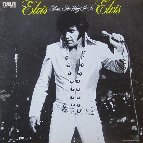 Release: Elvis - That's The Way It Is-Vinyl-US-1981-AYL1-4114-7099854