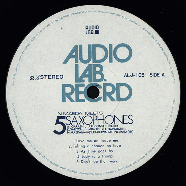 N.Maeda Meets 5 Saxophones