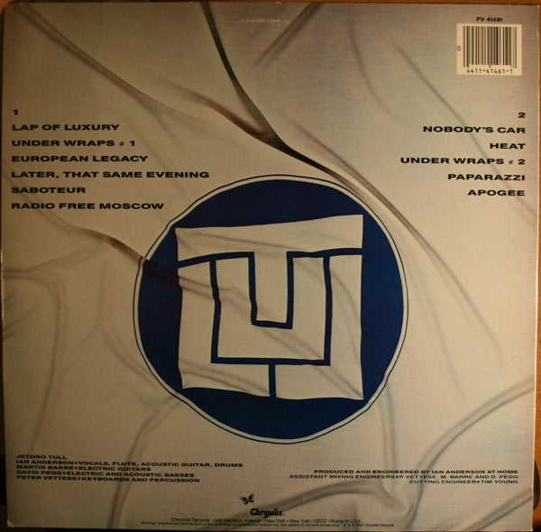 Release: Under Wraps-Vinyl-US-1984-FV 41461-2101615