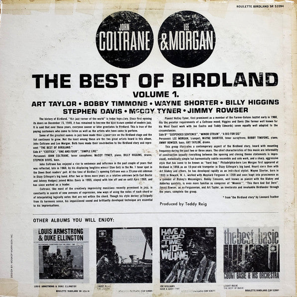 The Best Of Birdland: Volume 1.
