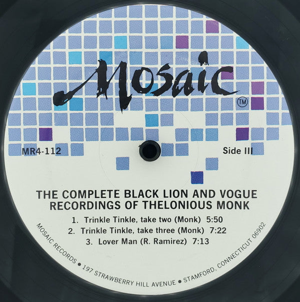 The Complete Black Lion And Vogue Recordings Of Thelonious Monk