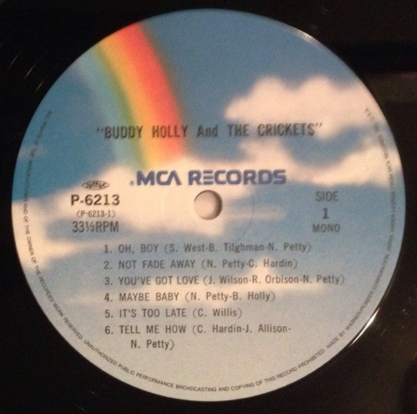 Master Release: The "Chirping" Crickets by Buddy Holly