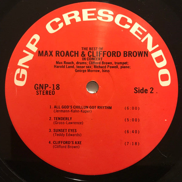 The Best Of Max Roach And Clifford Brown In Concert!
