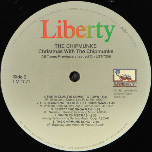 Christmas With The Chipmunks