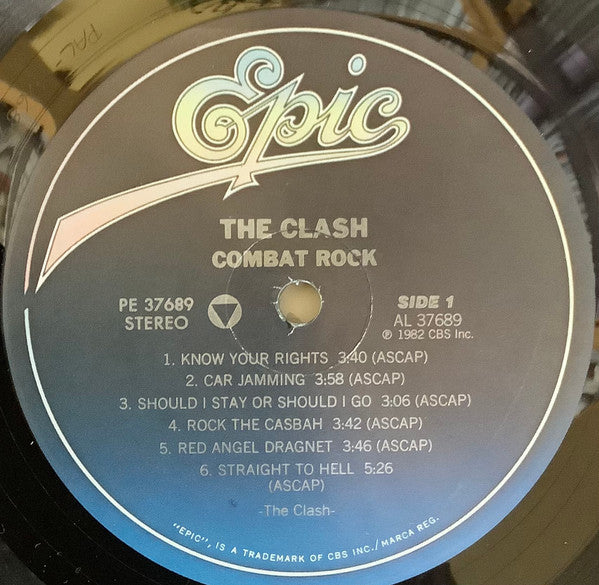 Release: Combat Rock-Vinyl-US-None-PE 37689, FMLN 2-7293961