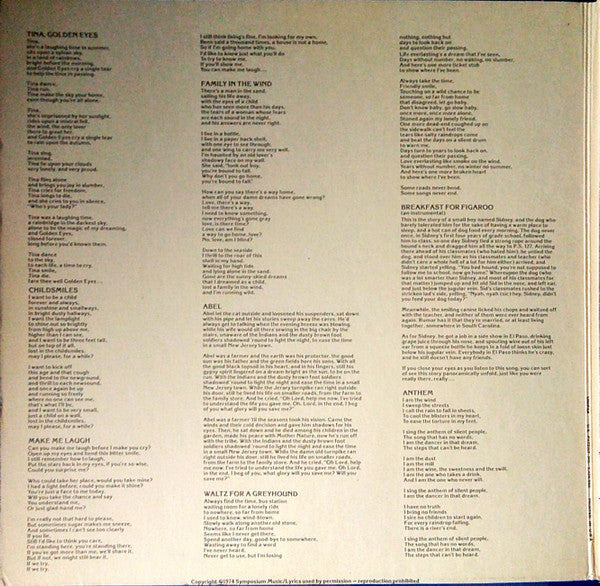 Release: Family In The Wind-Vinyl-US-1974-SYS 2004-4630856