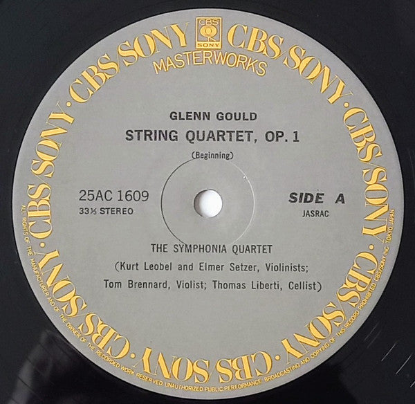 String Quartet, Op. 1