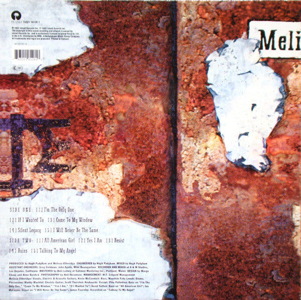 Master Release: Yes I Am by Melissa Etheridge