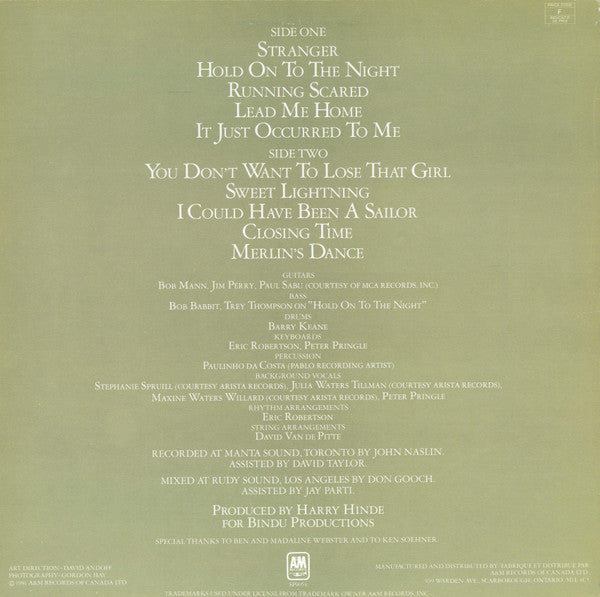 Release: Rain Upon The Sea-Vinyl-Canada-1981-SP 9054-7319481