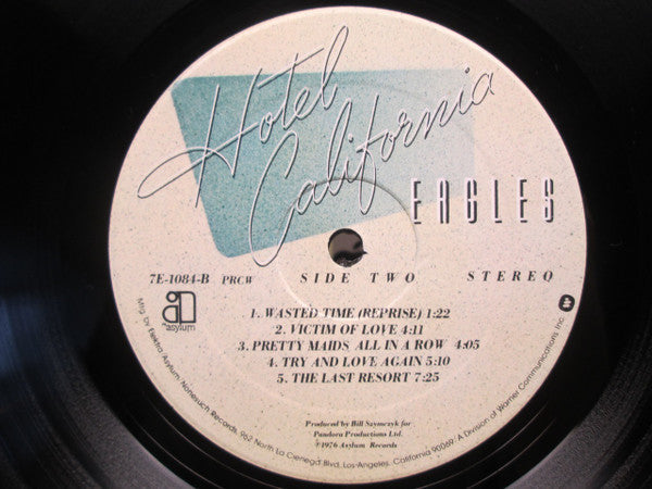 Release: Hotel California-Vinyl-US-1976-7E-1084-9138734