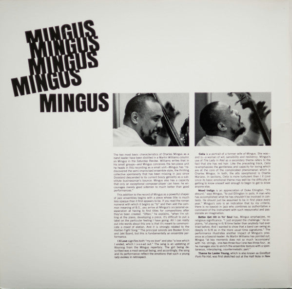 Mingus Mingus Mingus Mingus Mingus