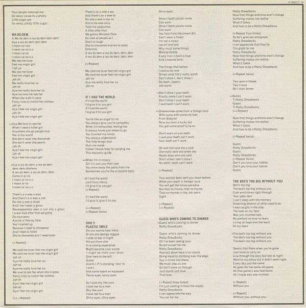 Reggae Sunsplash '81 A Tribute To Bob Marley