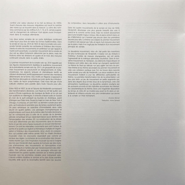 Sonatas For Viola / Piano And Viola Alone