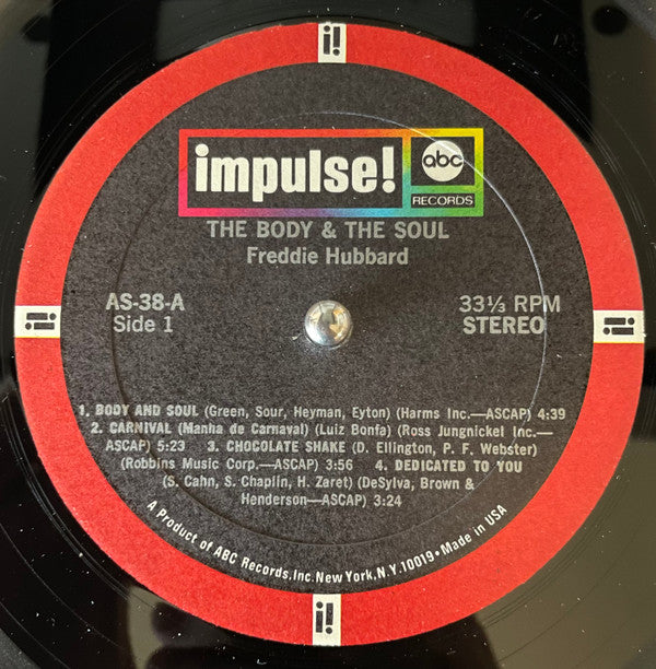 Release: The Body & The Soul-Vinyl-US-1968-AS-38, AS-38-4133769