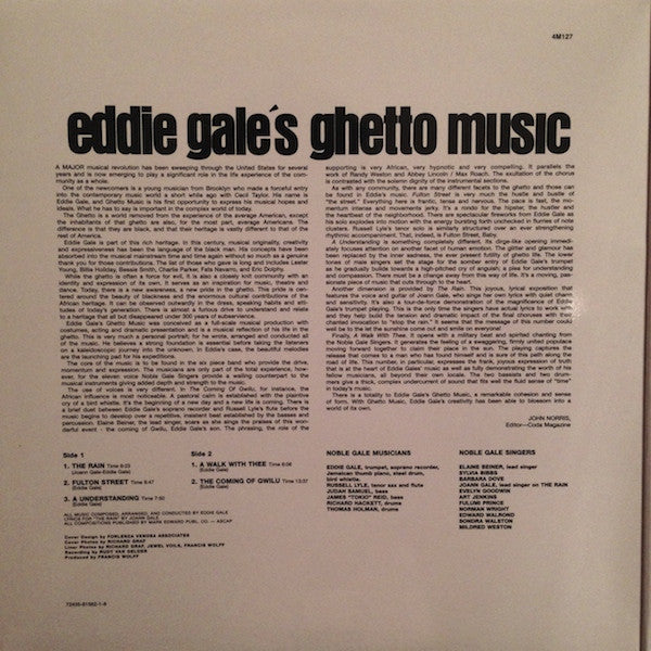 Release: Eddie Gale's Ghetto Music-Vinyl-US-2003-4M127-2609734