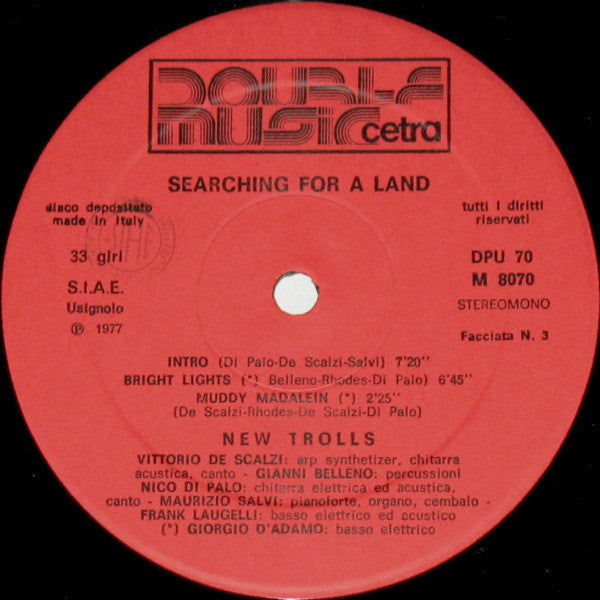 Searching For A Land