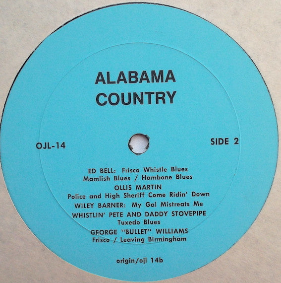 Alabama Country 1927/31