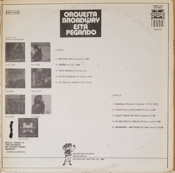 Release: Està Pegando-Vinyl-US-1974-AALP-1577, AALP - 1577-5213478