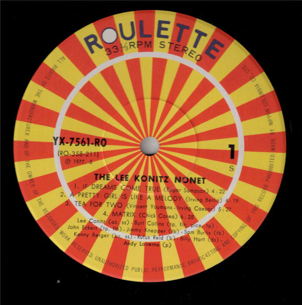 The Lee Konitz Nonet