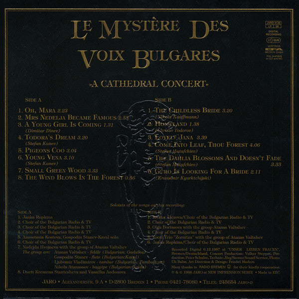 Master Release: A Cathedral Concert by Le Mystère Des Voix Bulgares