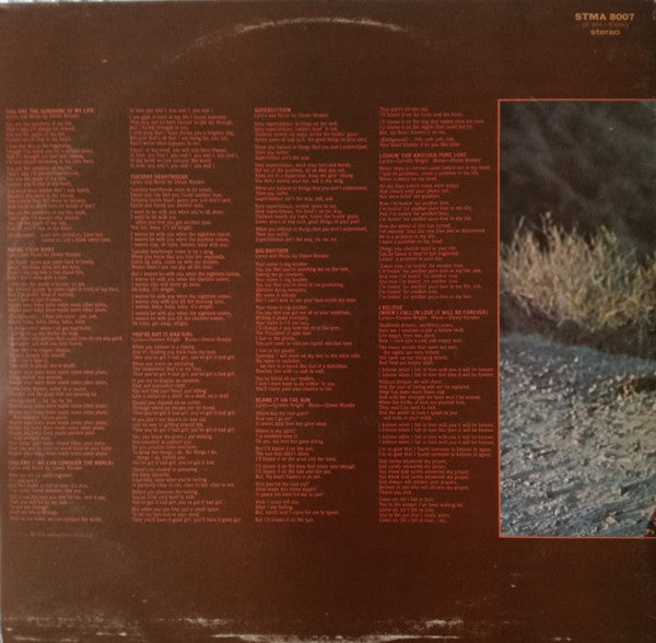 Release: Talking Book-Vinyl-UK-1973-STMA 8007, 1E 064 ◦ 93880-5537359