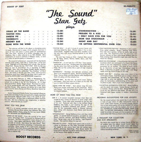 Release: The Sound-Vinyl-US-1956-RLP 2207-4111684