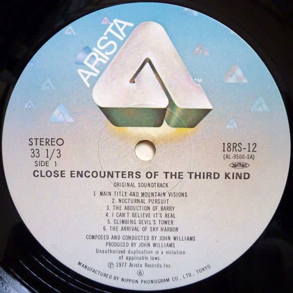 Close Encounters Of The Third Kind (Original Motion Picture Soundtrack)