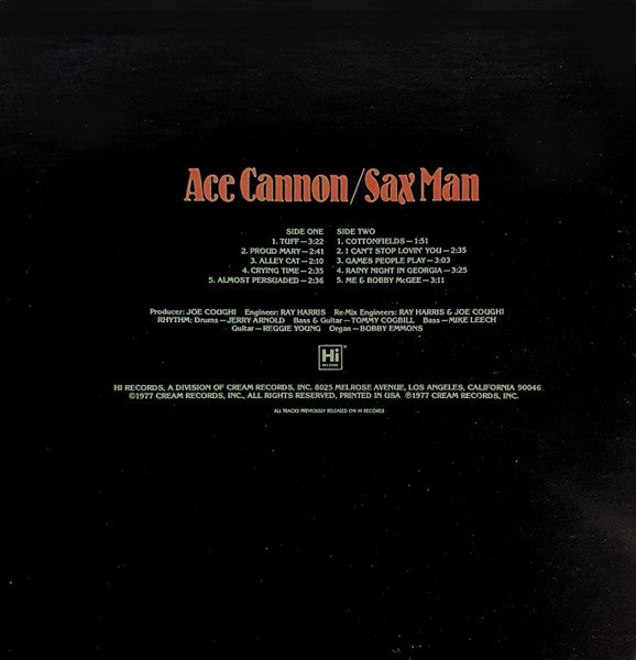 Release: Sax Man-Vinyl-US-1977-HLP 8003-7462951