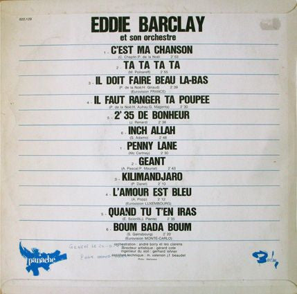 Eddie Barclay Et Son Orchestre
