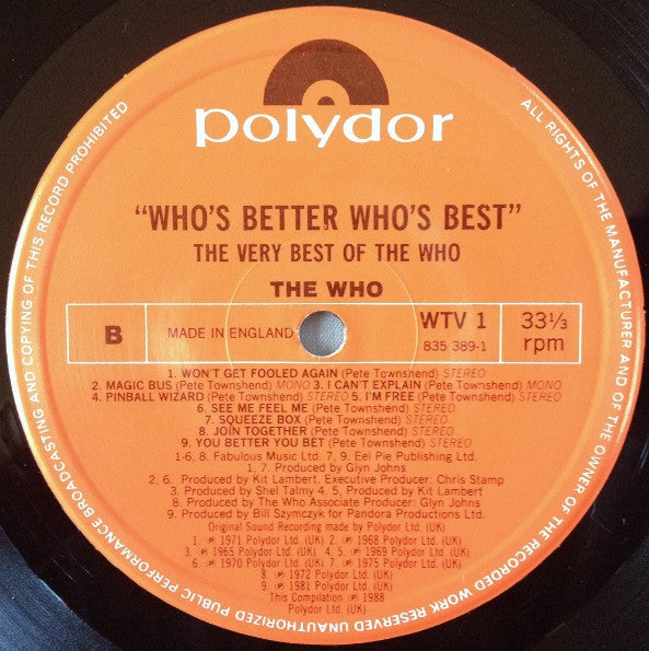 Who's Better, Who's Best
