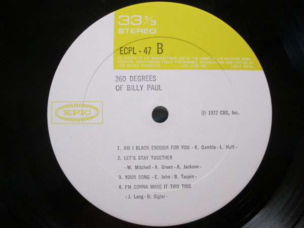 360 Degrees Of Billy Paul