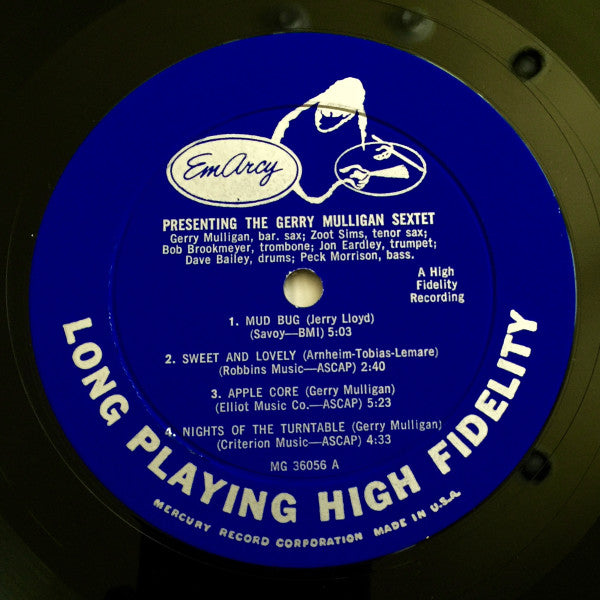 Presenting The Gerry Mulligan Sextet