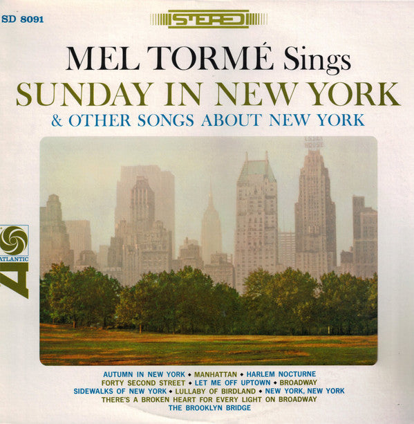 Sings Sunday In New York And Other Songs About New York