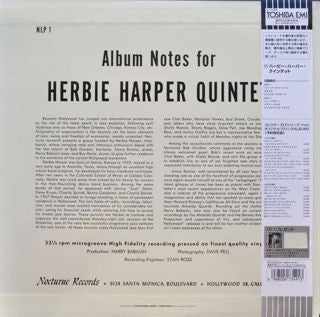 Release: Herbie Harper Quintet-Vinyl-Japan-1997-TOJJ-6037-4977869