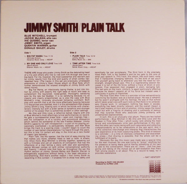 Release: Plain Talk-Vinyl-US-1982-APBL-2303, APBL 2303-2258412