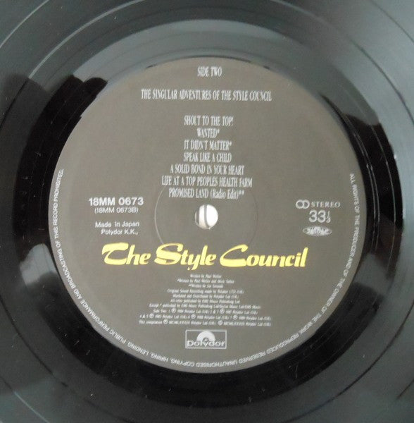 The Singular Adventures Of The Style Council
