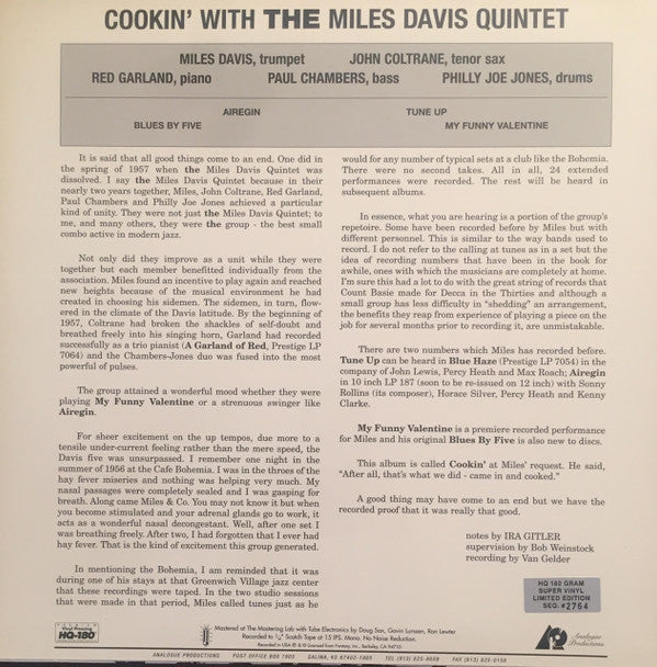 Cookin' With The Miles Davis Quintet