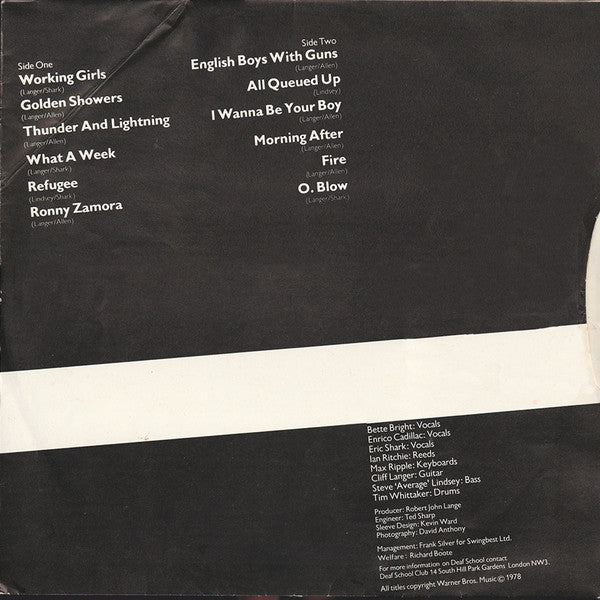 English Boys/Working Girls