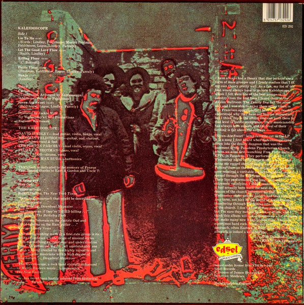 Release: Incredible Kaleidoscope-Vinyl-UK-1988-ED 292-2546262