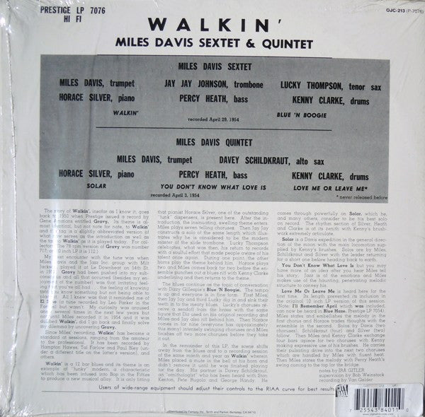 Release: Walkin'-Vinyl-US-2009-OJC-213, P-7076-2360356