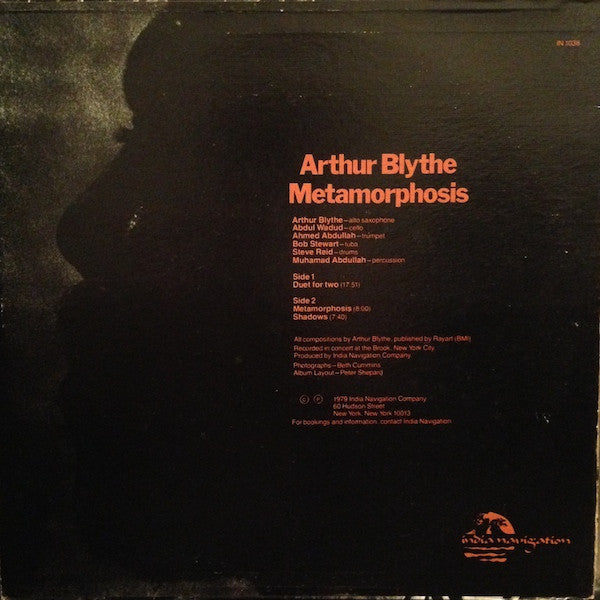 Master Release: Metamorphosis by Arthur Blythe