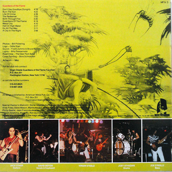 Release: Guardians Of The Flame-Vinyl-UK-1983-MFN 5-2578975