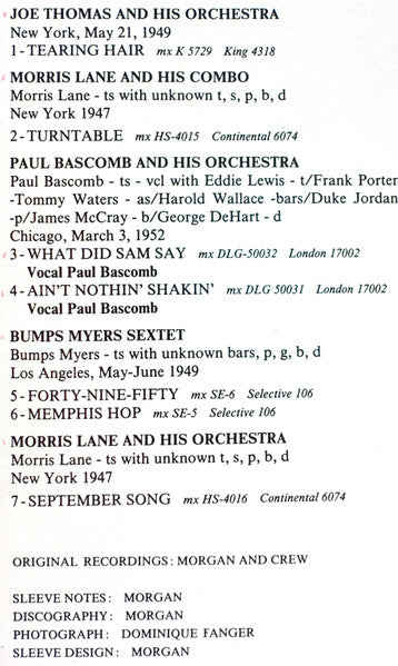 Have A Ball - Screaming Saxophones Vol. 1