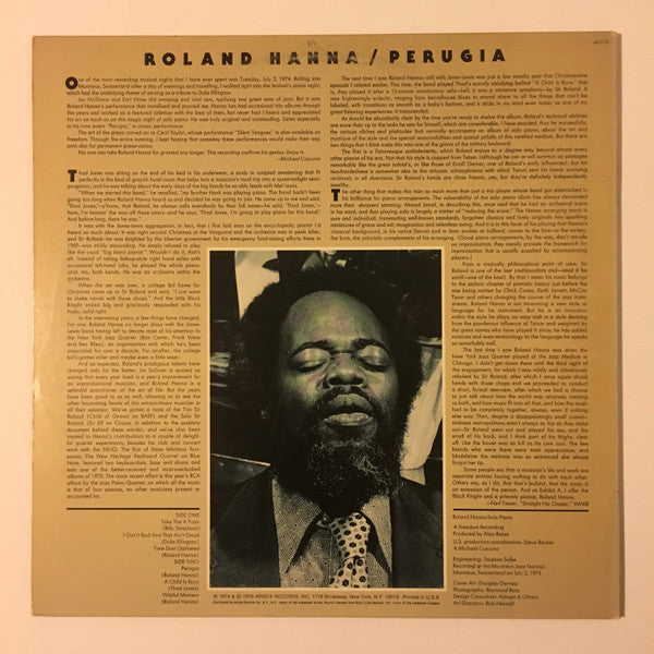 Master Release: Perugia: Live At Montreux 74 by Roland Hanna