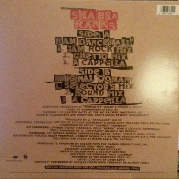 Master Release: Ram Dancehall / Original Woman by Shabba Ranks