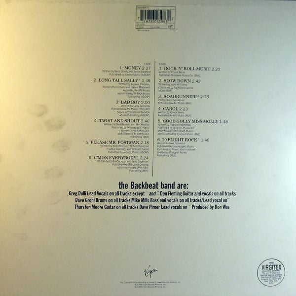 Master Release: Backbeat - Songs From The Original Motion Picture by The Backbeat Band