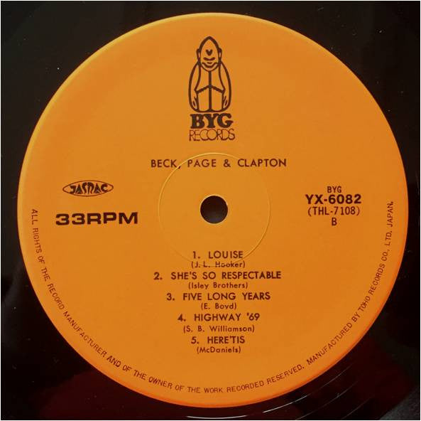 Beck, Page & Clapton