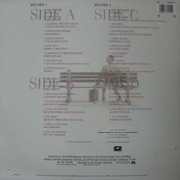 Release: Forrest Gump (The Soundtrack)-Vinyl-Europe-1994-EPC 476941 1-3762728