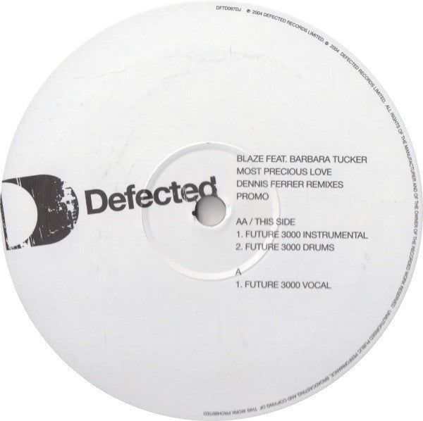 Release: Most Precious Love (Dennis Ferrer Remixes)-Vinyl-UK-2004-DFTD097DJ-1232854